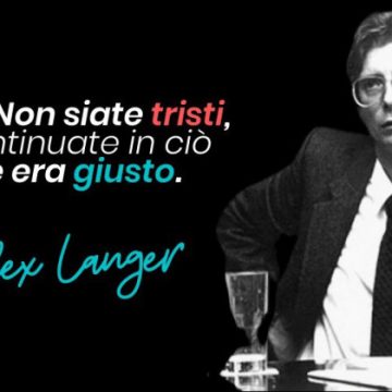 Alex Langer e la nostalgia dei ponti Alex Langer e la nostalgia dei ponti